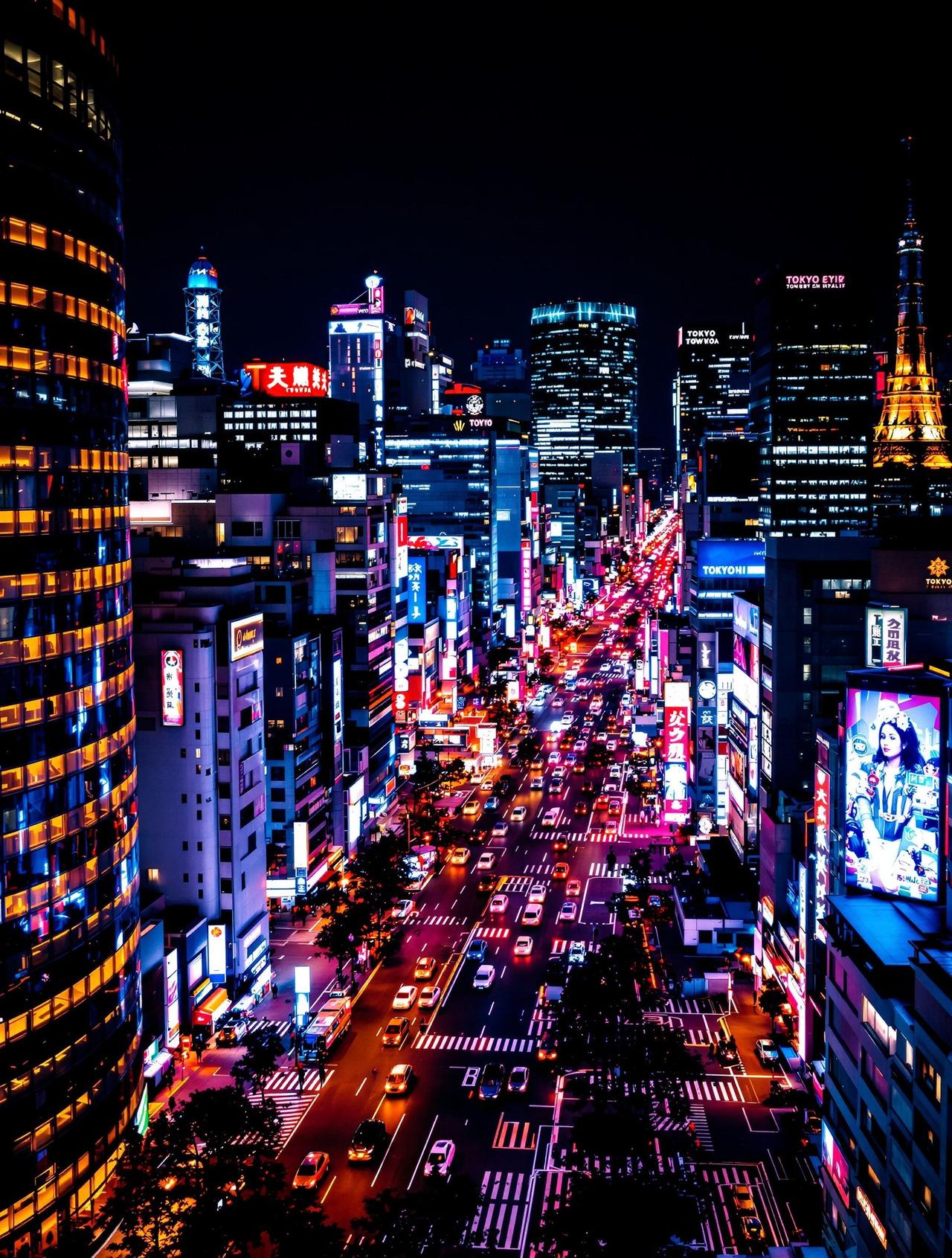 最新av-城市之光：东京夜景延时摄影